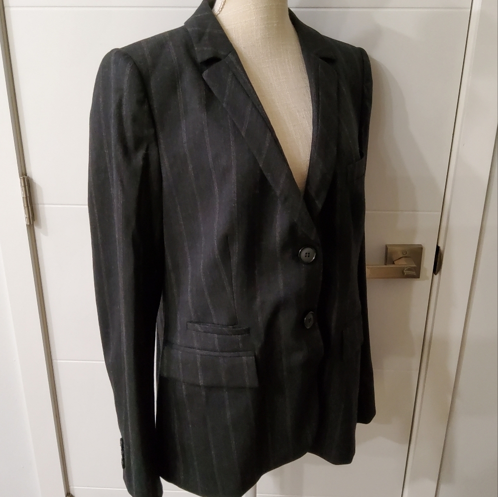 Armani Collezioni Striped Blazer Size 16